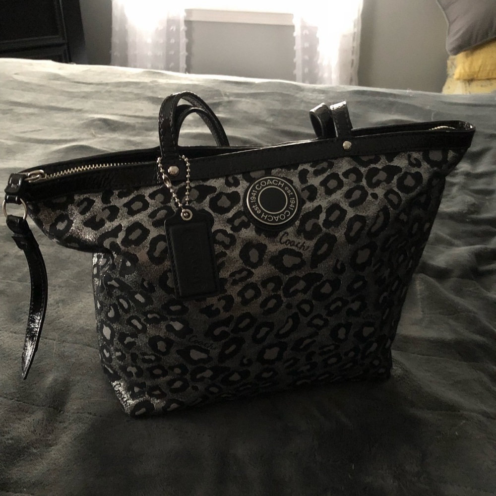 Leopard Coach Handbag